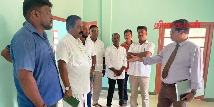 சங்கானை பிரதேச வைத்தியசாலைக்கு   சிறீதரன் எம். பி விஜயம்