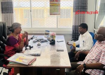 மீசாலை வீரசிங்கம் மத்திய கல்லூரிக்கு சத்தியலிங்கம் எம்பி விஜயம் !