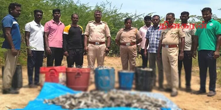 இலங்கைக்கு கடத்தப்படவிருந்த கடல் அட்டைகள் பறிமுதல்.!
