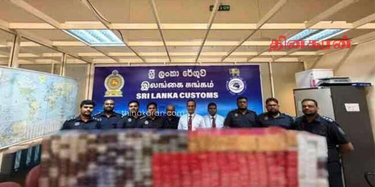 வெளிநாட்டு சிகரெட்டுகளுடன் சீன பிரஜை கைது.!