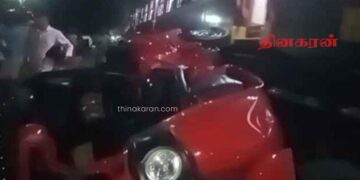ரயிலுடன் முச்சக்கரவண்டி மோதி விபத்து; சாரதி உயிரிழப்பு.!