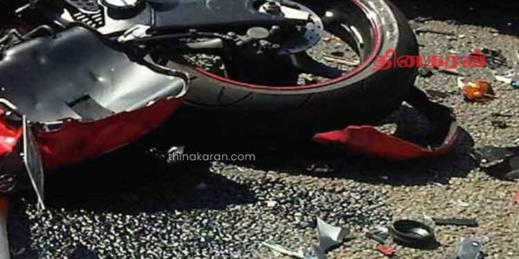 கட்டுப்பாட்டை இழந்து மதிலுடன் மோதிய மோட்டார் சைக்கிள்; குடும்பஸ்தர் உயிரிழப்பு.!