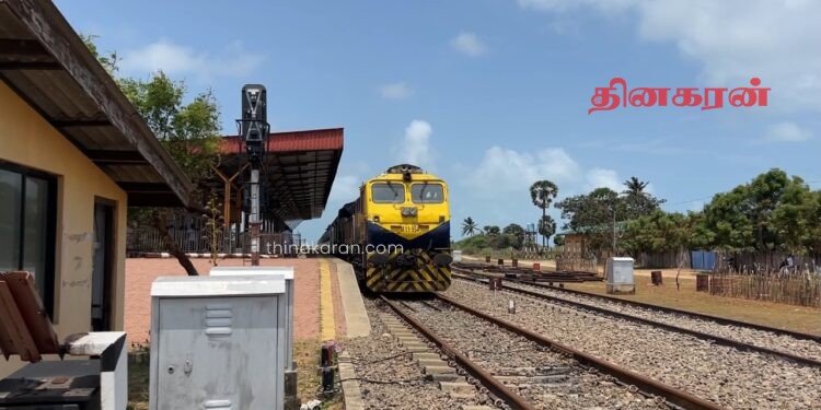 மதவாச்சியில் இருந்து தலைமன்னார் வரைக்கும் பரிட்சார்த்த புகையிரத சேவை முன்னெடுப்பு