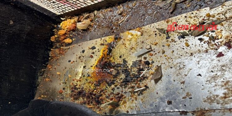 சுகாதார சீர்கேட்டுடன் இயங்கிய வடை தயாரிப்பு நிலையம் மூடல்.!