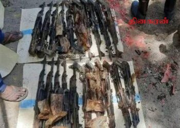 யாழில் பெருமளவான T-56 ரக துப்பாக்கிகள் மற்றும் தோட்டாக்கள் மீட்பு.!