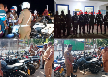 கல்முனைப்  பகுதியில்  மேற்கொண்ட திடீர் சோதனை – 33 வாகனங்கள் பறிமுதல்!