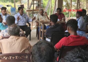 வவுனியா நெடுங்கேணியில் பொதுமக்களின் குறைகளைக் கேட்டறிந்தார் ரவிகரன் எம்பி