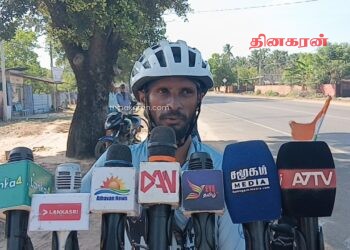 தற்கொலைக்கு எதிராக இந்திய மாற்றுத்திறனாளி இளைஞன்&nbsp; துவிச்சக்கரவண்டி விழிப்புணர்வு பயணம்!