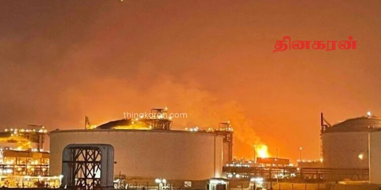 உலகின் மிகப்பெரிய எரிவாயு ஆலையில் வெடி விபத்து – 18 பேர் மாயம்!