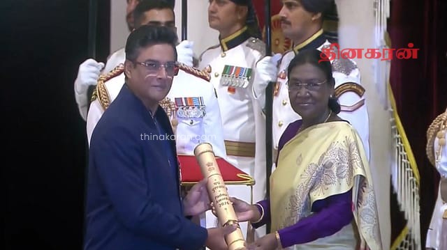 தமிழ் திரைப்பட நடிகர் மாதவனுக்கு பத்ம ஶ்ரீ விருது!