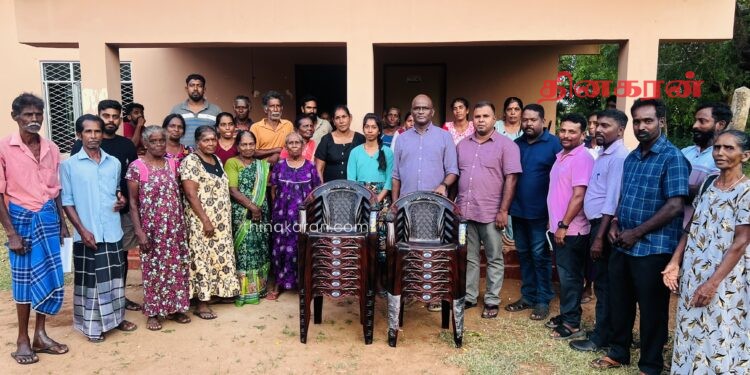 கங்கன்குளம் ஶ்ரீ சுப்ரமணியம் சனசமூக நிலையத்திற்கு சத்தியலிங்கம் எம்பியால் தளபாடங்கள் வழங்கிவைப்பு.