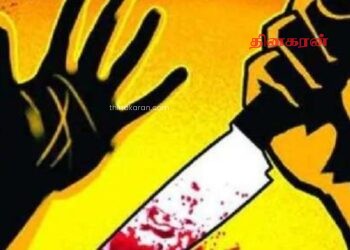 குடிகாரக் கணவனின் கொடூர செயல்!மனைவி கத்தியால் குத்திக் கொலை!!