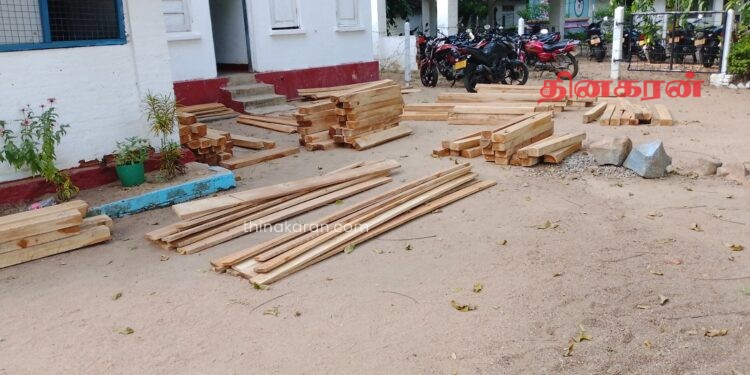 சட்டவிரோதமாகக் கடத்த முயன்ற தேக்கம் பலகைகள் மீட்பு – சந்தேக நபருக்குப் பிணை!