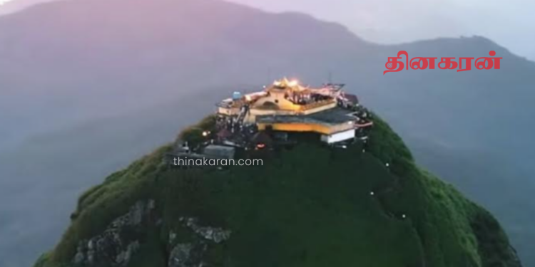 சிவனொளிபாத மலையில் இளைஞர்களினால் குப்பைகளை அகற்றும் பணி முன்னெடுப்பு.!