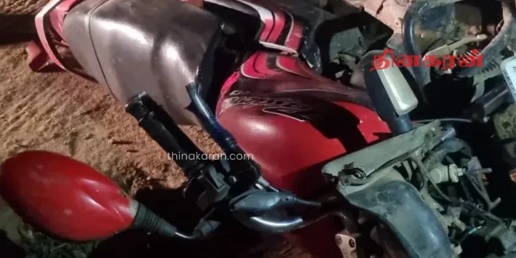 காருடன் மோதிய மோட்டார் சைக்கிள்!இரண்டு பிள்ளைகளின் தந்தை உயிரிழப்பு!