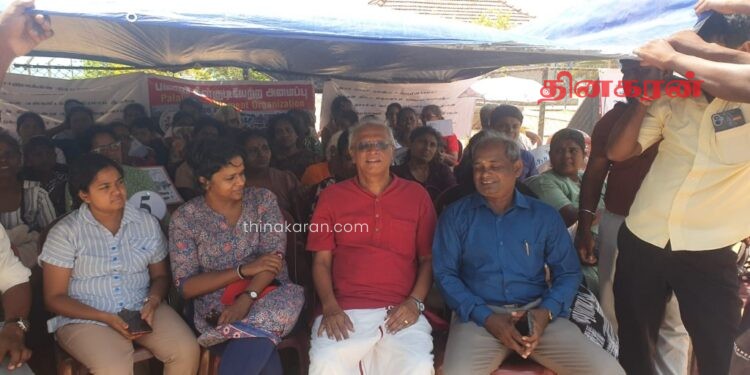 பலாலியில் 3ஆவது வாரமாகவும் போராட்டம் முன்னெடுப்பு.!