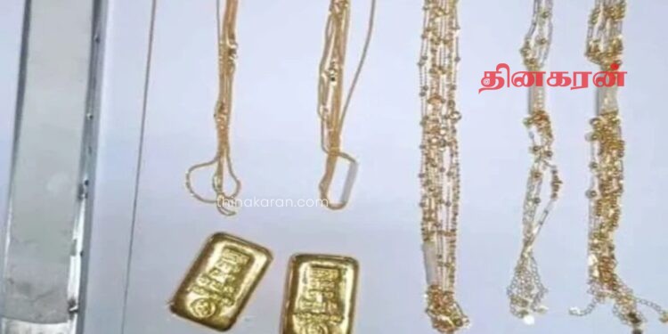 ஒரு கோடி ரூபாவிற்கும் அதிக பெறுமதியான தங்கத்துடன் ஒருவர் கைது.!