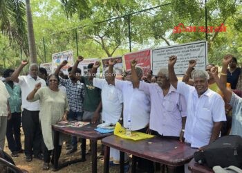 வலிகாமம் வடக்கில் 12 ஆவது வாரமாகவும் முன்னெடுக்கப்பட்ட காணி மீட்பு போராட்டம்!