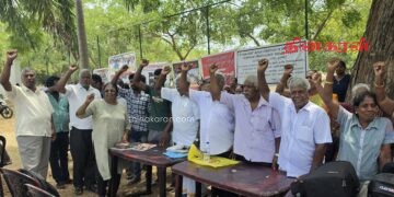 வலிகாமம் வடக்கில் 12 ஆவது வாரமாகவும் முன்னெடுக்கப்பட்ட காணி மீட்பு போராட்டம்!