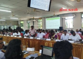 எட்டு மாதங்களின் பின்னர் இடம்பெற்ற பச்சிலைப்பள்ளி அபிவிருத்திக் குழுக் கூட்டம்!