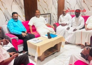 தமிழ்த் தேசியப் பேரவை சென்னையில் திருமாவளவனுடன் சந்திப்பு!
