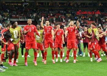 உலகக்கிண்ண கால்பந்துத் தொடரில் அல்ஜீரியாவை வீழ்த்தி சுவிஸ்லாந்து அடுத்த சுற்றுக்கு முன்னேற்றம்